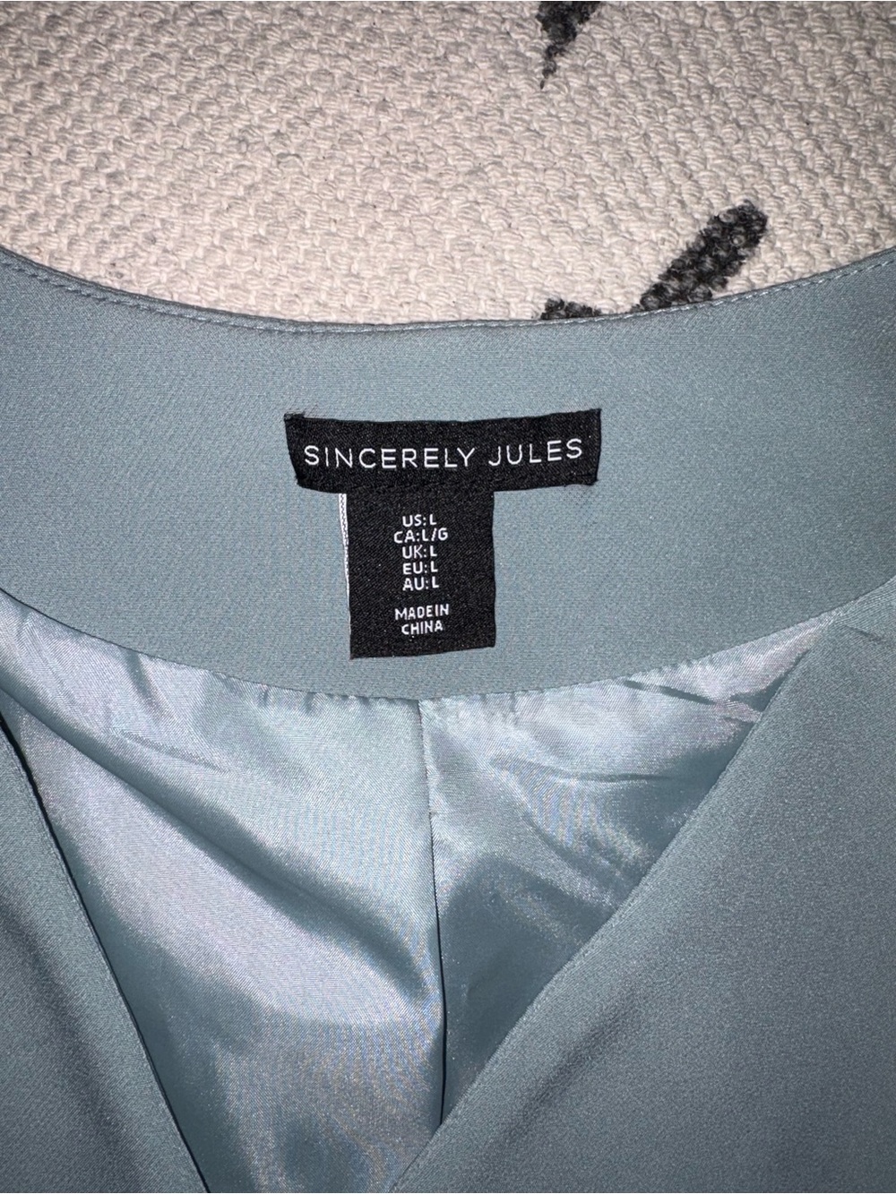 Sincerely Jules Light Blue Women's Top